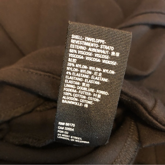 Free People High Rise Ankle Pants Size 4 Black #j49 - Picture 6 of 7